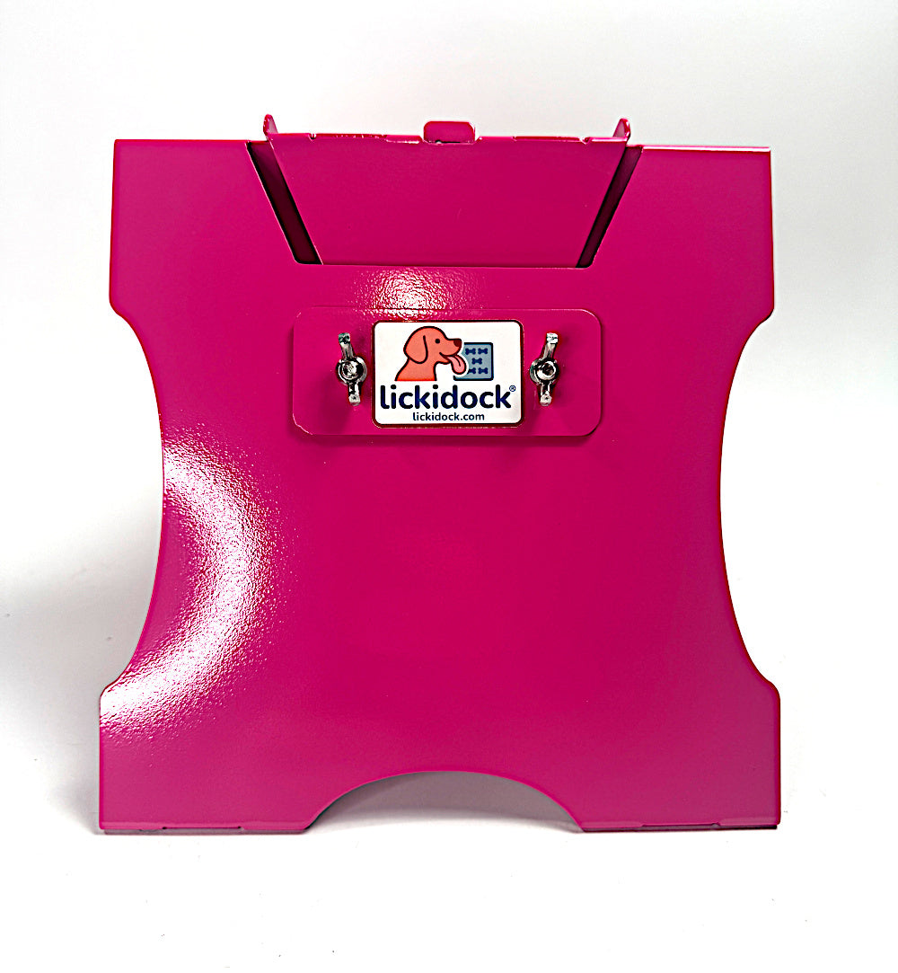 Small LickiDock "A" Frame Station Passion Pink