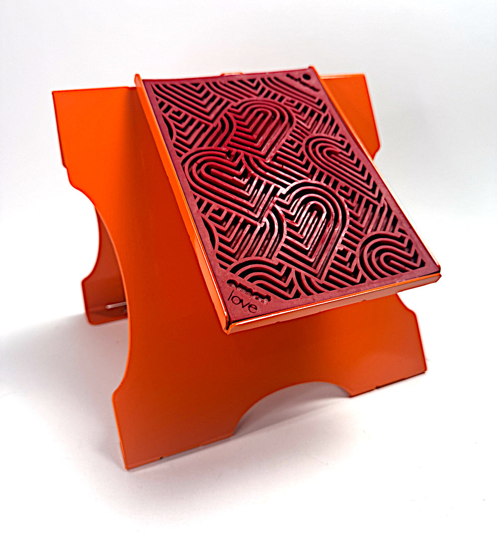 Small LickiDock "A" Frame Station Orange