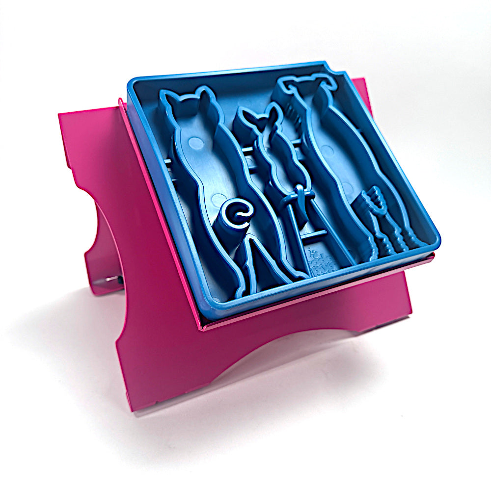 Large LickiDock "A" Frame Station Passion Pink