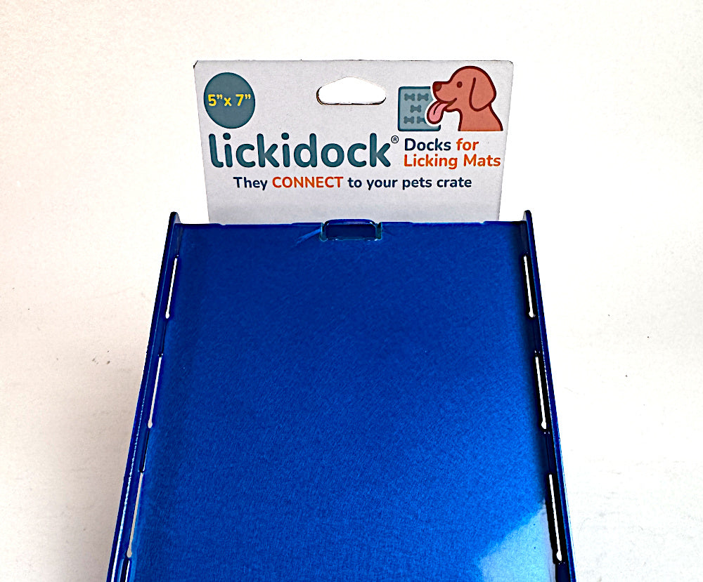LickiDock Anodized Blue 5" by 7"