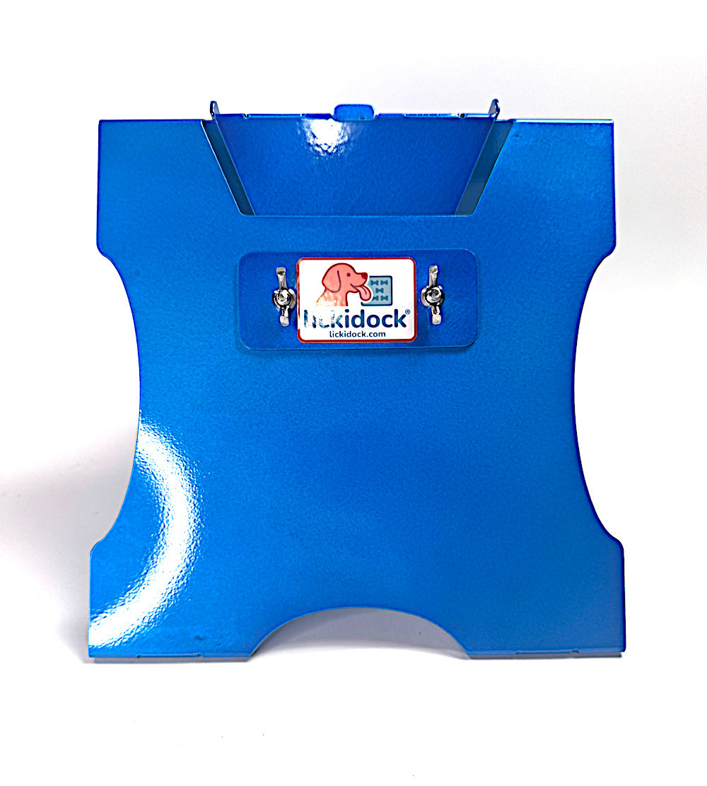 Small LickiDock "A" Frame Station Anodized Blue