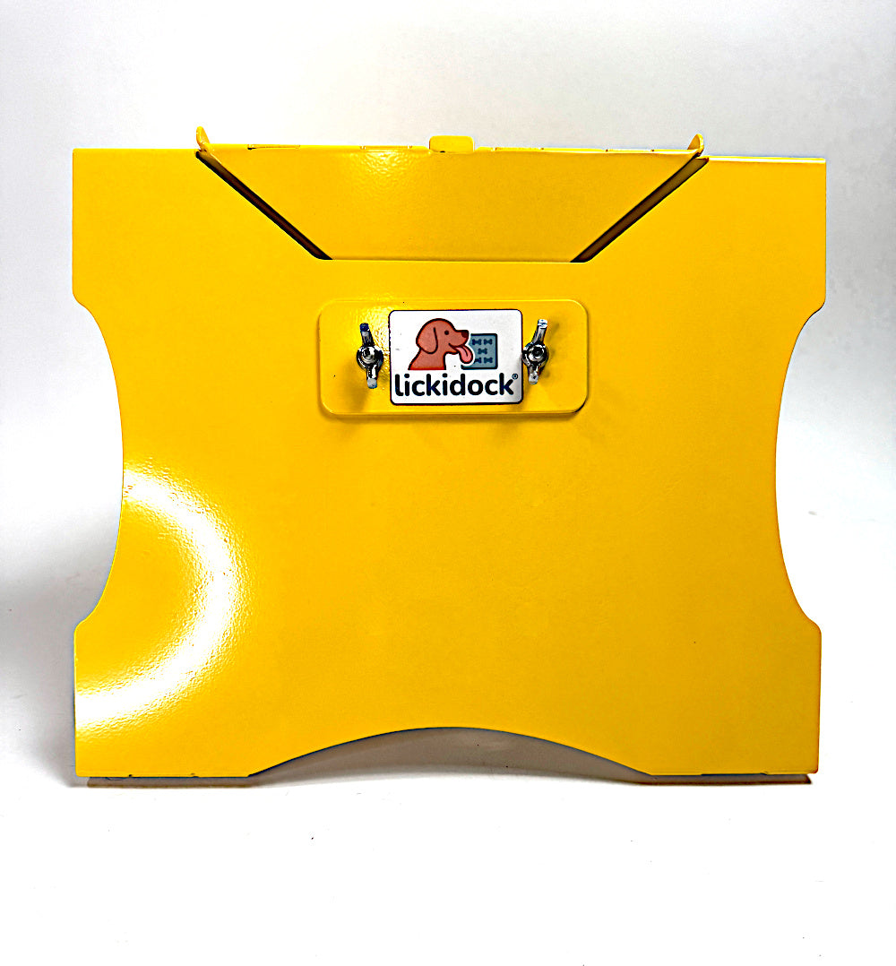 Large LickiDock "A" Frame Station Daffodil Yellow