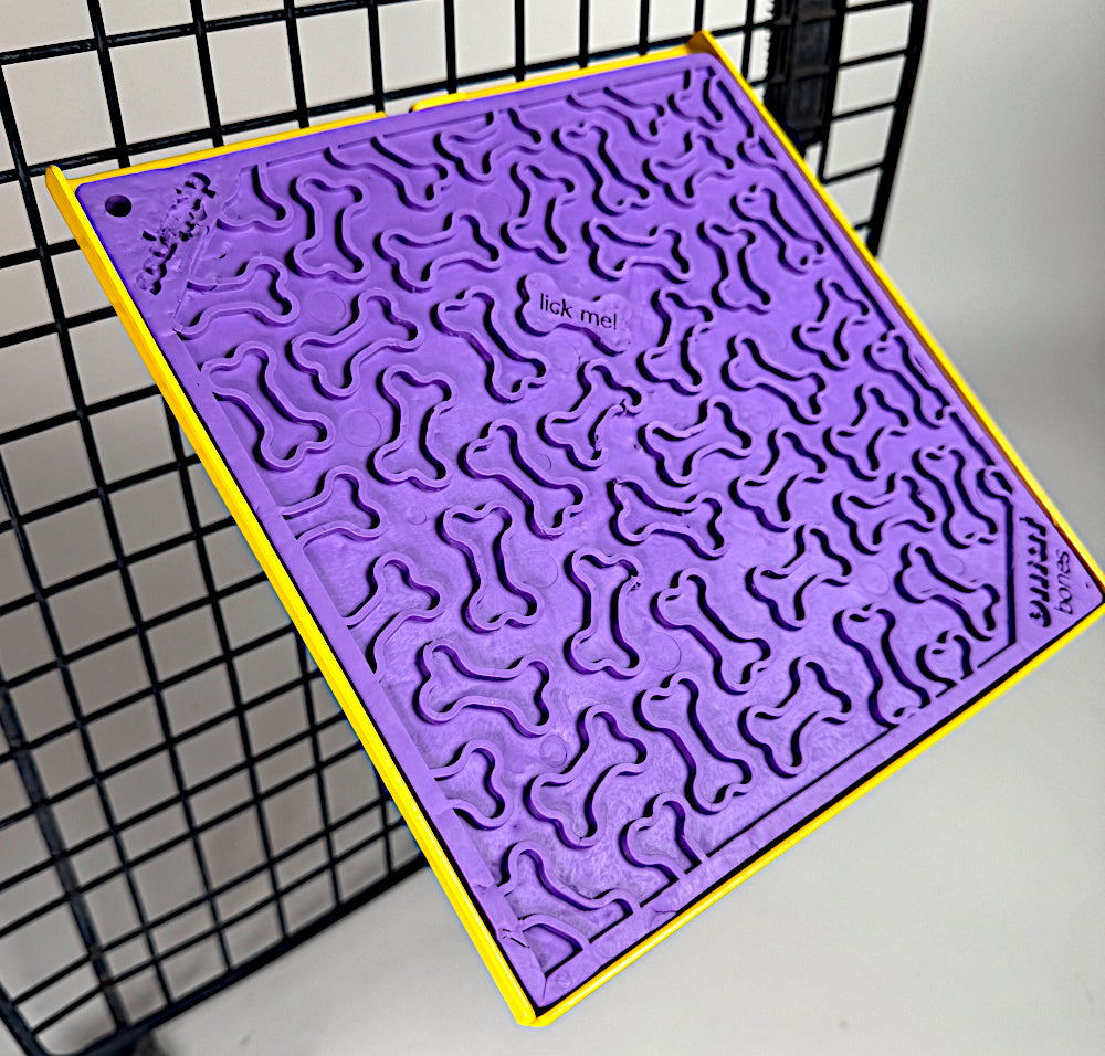 Large LickiDock "A" Frame Station Daffodil Yellow