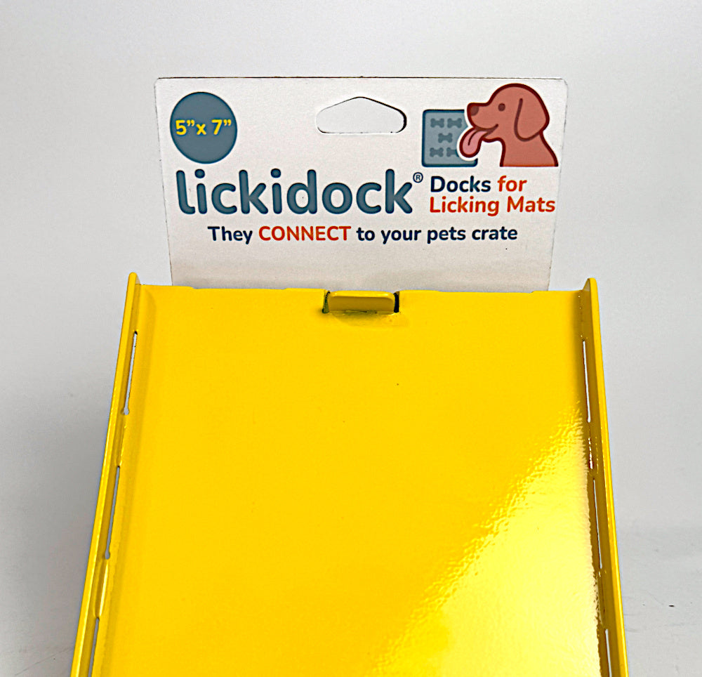 LickiDock Daffodil Yellow 5" by 7"