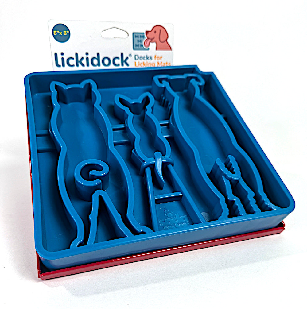 LickiDock Astatic Red 8" by 8"