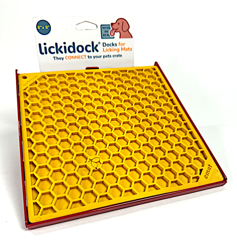LickiDock Astatic Red 8" by 8"