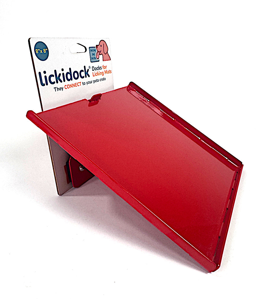 LickiDock Astatic Red 8" by 8"