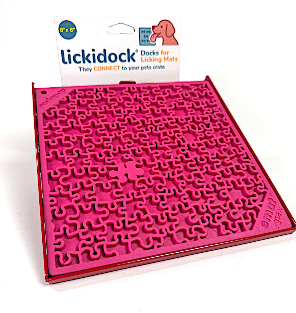 LickiDock Astatic Red 8" by 8"