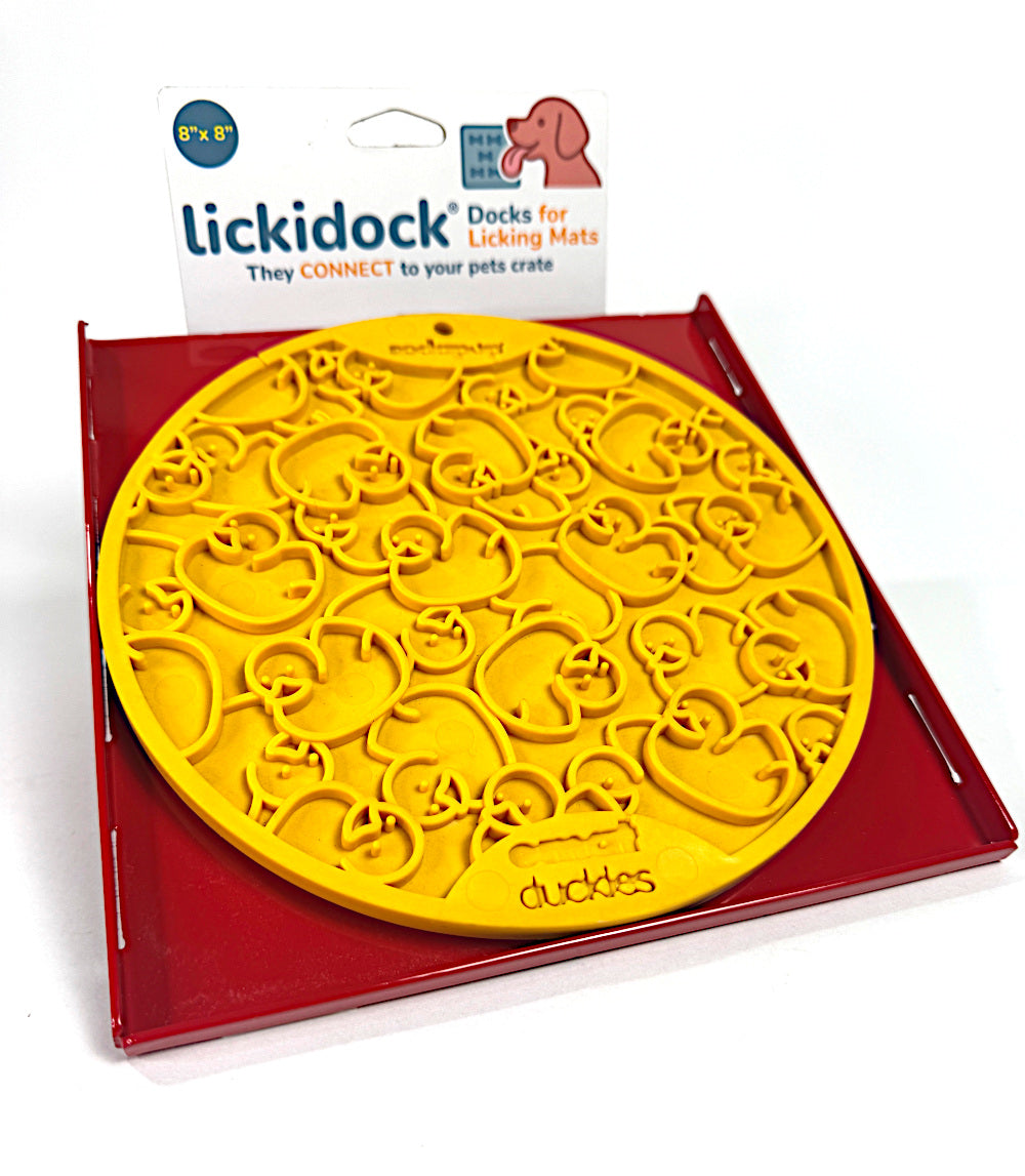 LickiDock Astatic Red 8" by 8"