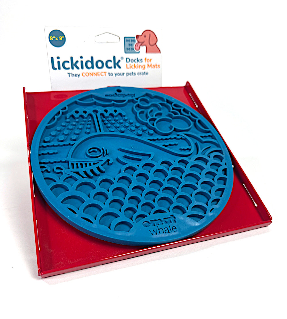 LickiDock Astatic Red 8" by 8"