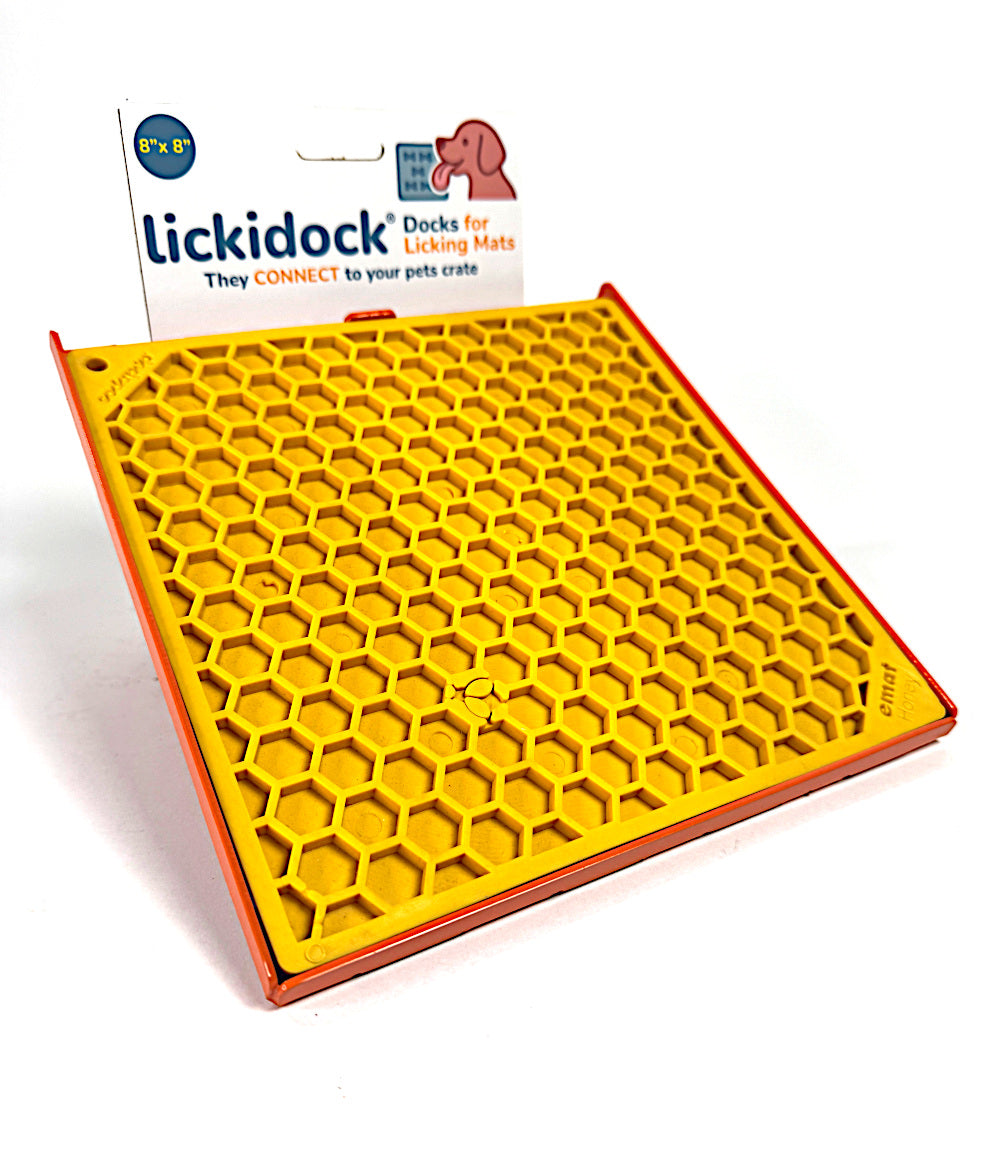 LickiDock Orange 8" by 8"