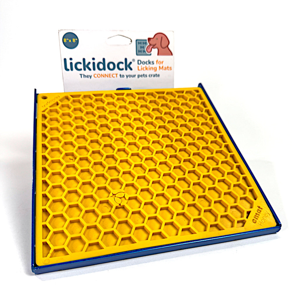 LickiDock Anodized Blue 8" by 8"