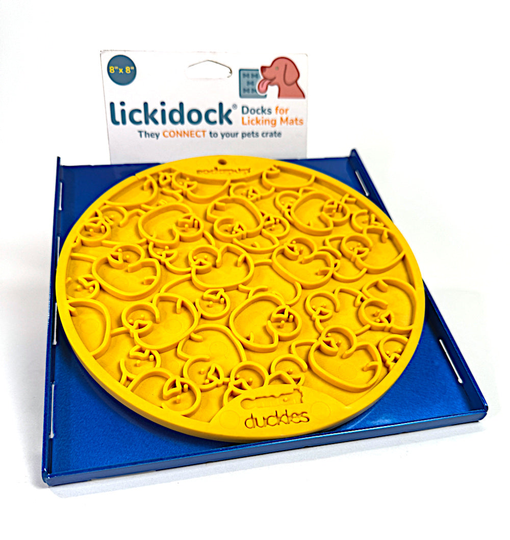 LickiDock Anodized Blue 8" by 8"