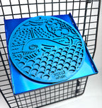 LickiDock Anodized Blue 8" by 8"