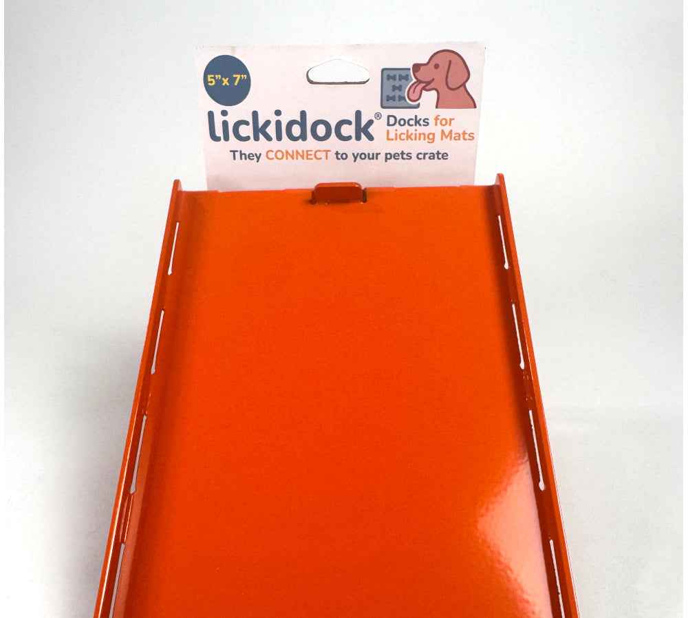 LickiDock Orange 5" by 7"