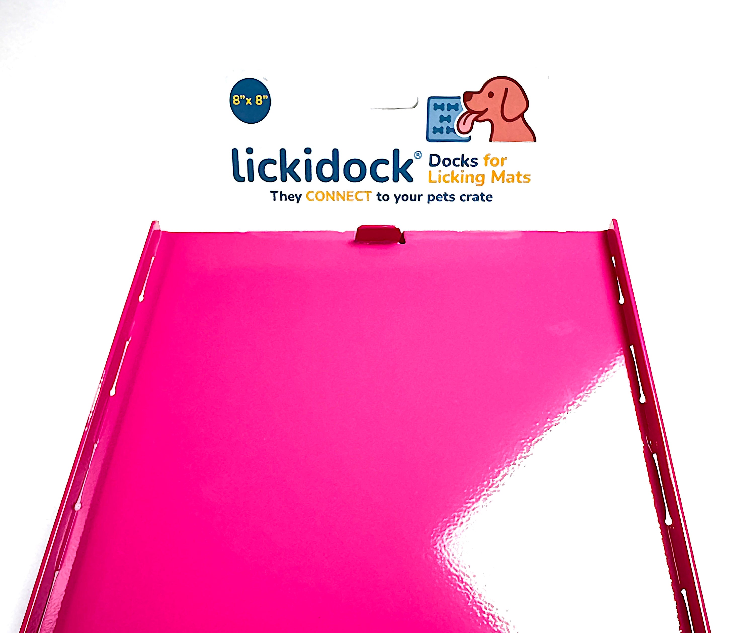 LickiDock Passion Pink 8" by 8"