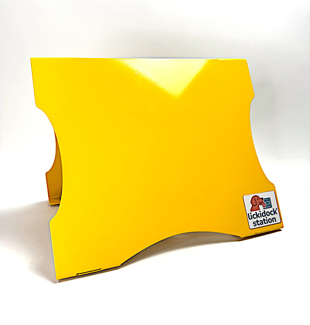 Large LickiDock "A" Frame Station Daffodil Yellow
