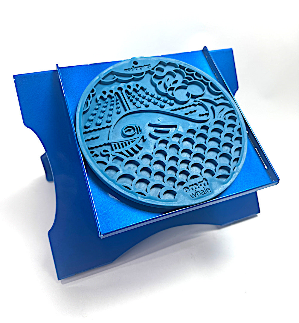 Large LickiDock "A" Frame Station Anodized Blue