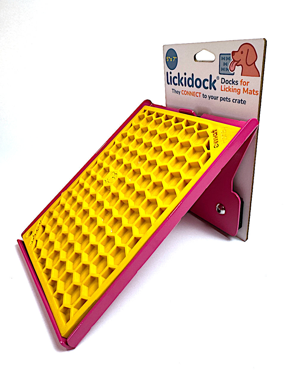 LickiDock Passion Pink 5" by 7"